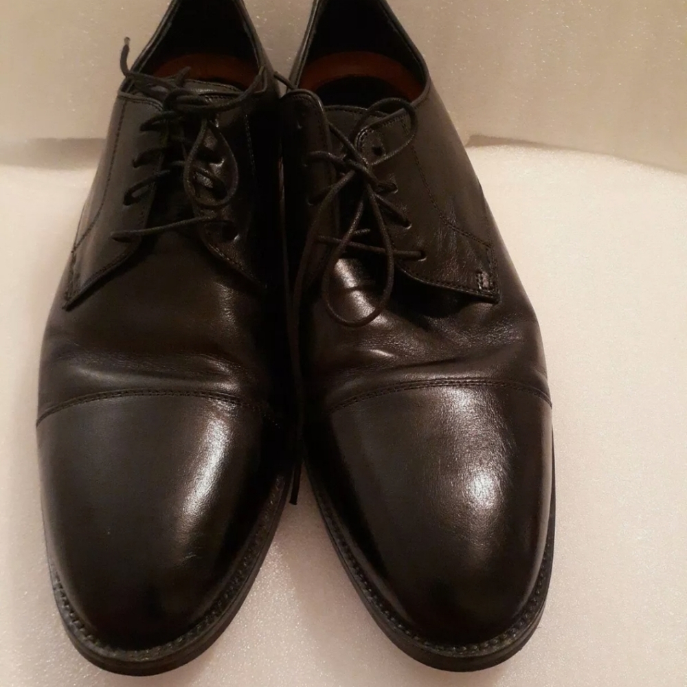 Cole Haan Mens Lenox Hill Black Leather Oxfords Sh
